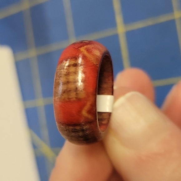 Wooden Ring Size 6 - Picture 2 of 2